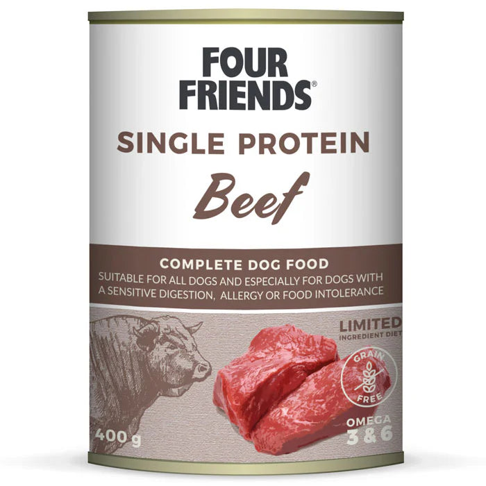 FourFriends Dog Beef 400g Burk x6