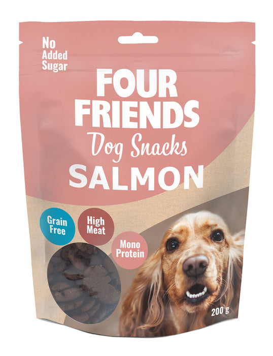 FourFriends Dog Snacks Salmon 200g x6