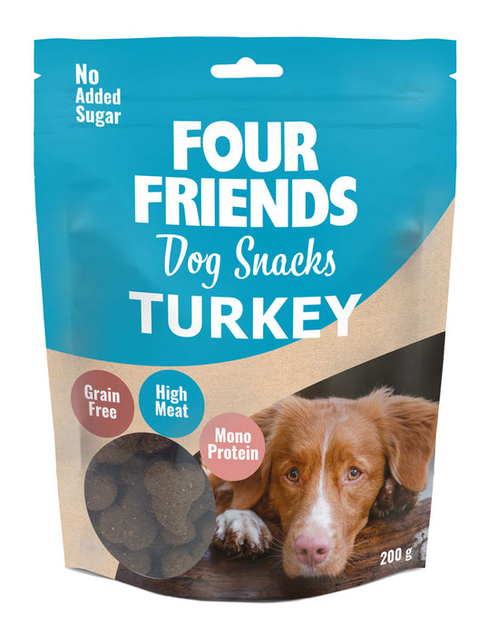 FourFriends Dog Snacks Turkey 200g x6