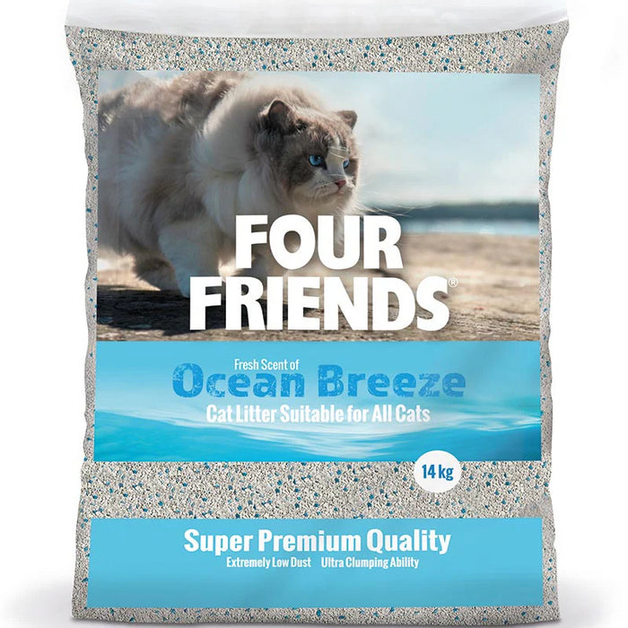 Fourfriends Kattsand OceanBreeze 14kg