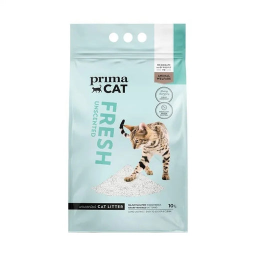 PrimaCat Fresh Unscented Kattsand Vit